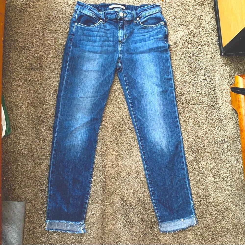JOE JEANS BLUE SKINNY FULL STRAIGHT ANKLE